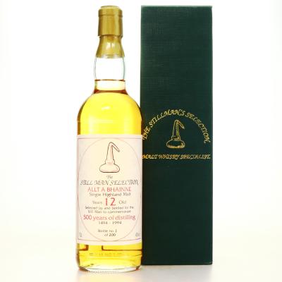 Allt-A-Bhainne 12 Year Old The Still Man Selection / Bottle #1