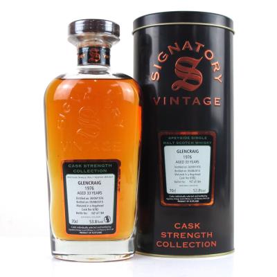 Glencraig / Glenburgie 1976 Signatory Vintage 33 Year Old