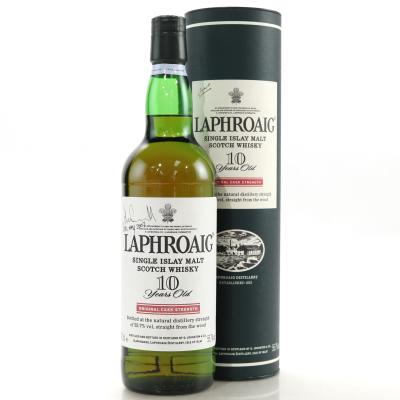 Laphroaig 10 Year Old Original Cask Strength / 55.7% - Signed