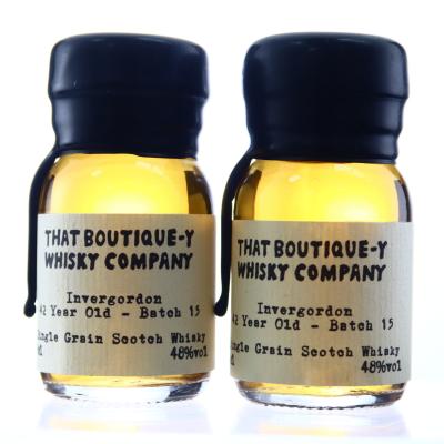 Invergordon 42 Year Old That Boutique-y Whisky Company Batch #15 Samples x 2