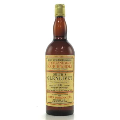 Glenlivet 1958 Smith's 12 Year Old / Peter Dominic Ltd