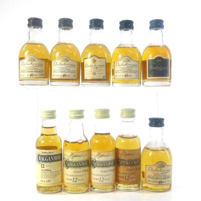 Cragganmore & Dalwhinnie Miniature Selection 10 x 5cl