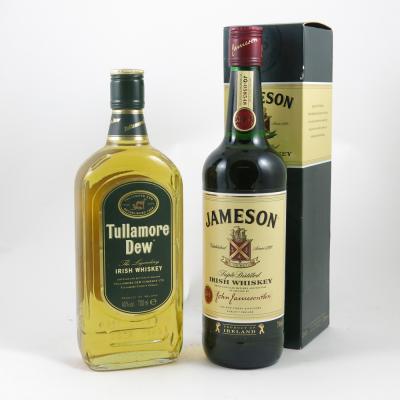Tullamore Dew and Jameson 2 x 70cl