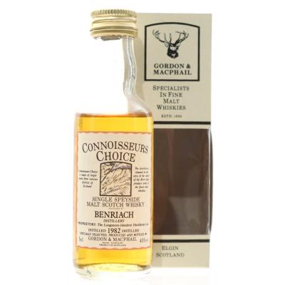 Benriach 1982 Gordon and MacPhail Miniature 5cl