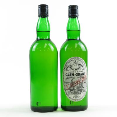 Glen Grant 7 Year Old 1970s x 2 Glen Grant 7 Year Old 1970s x 2