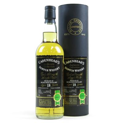 Inchgower 1989 Cadenhead's 18 Year Old