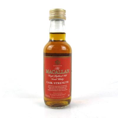 Macallan Cask Strength / US Import 1990s Miniature 5cl Macallan Cask Strength / US Import 1990s Miniature 5cl