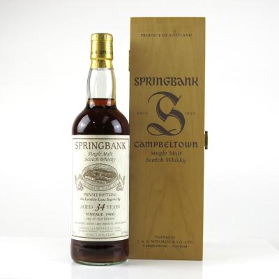 Springbank 1966 Private Bottling 34 Year Old Springbank 1966 Private Bottling 34 Year Old