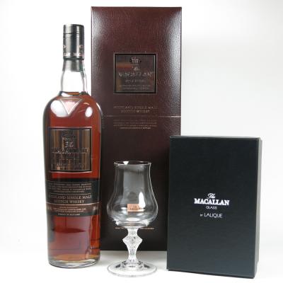 Macallan Oscuro with Lalique Glass Macallan Oscuro with Lalique Glass