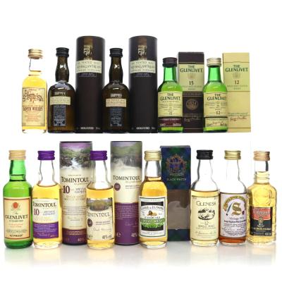 Speyside Miniature Selection 12 x 5cl / including Longmorn 1974