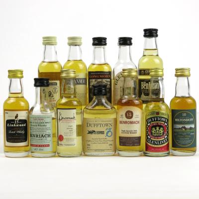 Speyside Miniature Selection 12 x 5cl / Including Dufftown Flora and Fauna 