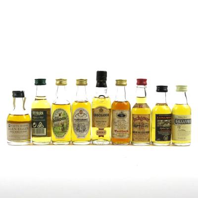 Speyside Miniature Selection 9 x 5cl / Including Mortlach Royal Marriage