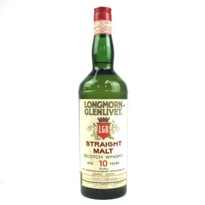 Longmorn 10 Year Old Straight Malt Whisky 1970s