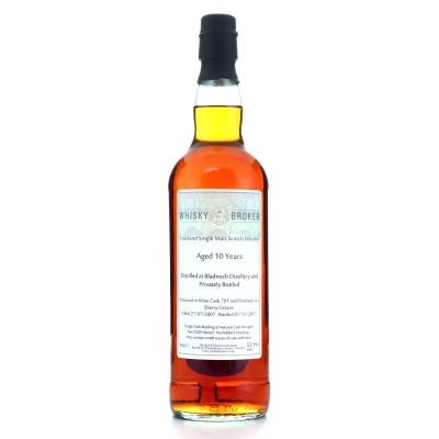 Bladnoch 2007 Whisky Broker 10 Year Old