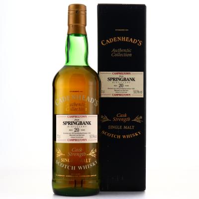 Springbank 1972 Cadenhead's 20 Year Old