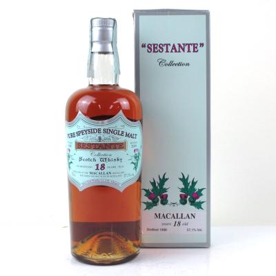 Macallan 1988 Silver Seal 18 Year Old / Sestante Collection Macallan 1988 Silver Seal 18 Year Old / Sestante Collection