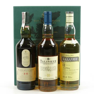 Classic Malt Collection / Lagavulin / Taisker / Cragganmore 3 x 20cl Classic Malt Collection / Lagavulin / Taisker / Cragganmore 3 x 20cl