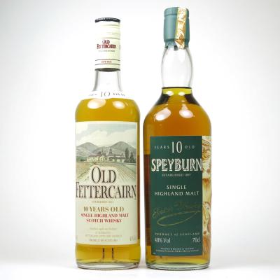 Speyburn 10 Year Old / Fettercairn 10 Year Old 2 x 70cl