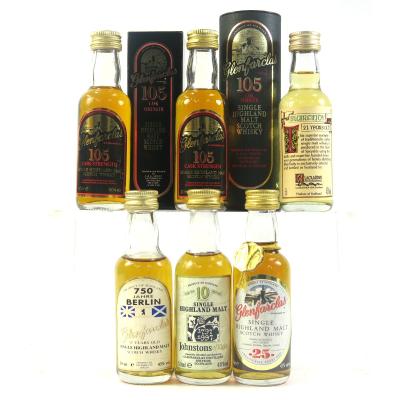 Glenfarclas Miniature Selection 6 x 5cl / including 25 Year Old