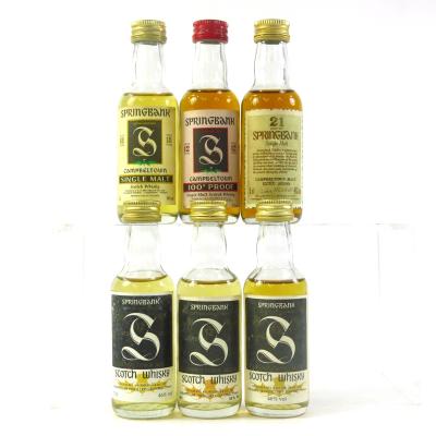 Springbank Miniature Selection x 6