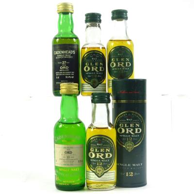 Glen Ord Miniatures 5 x 5cl / includes 1962 Cadenhead's