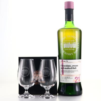 Glenlossie 1997 SMWS 21 Year Old 46.79 / with 2 x Glasses