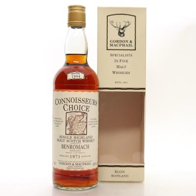 Benromach 1971 Gordon and MacPhail