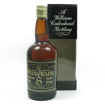 Springbank 22 Year Old Cadenhead 1970s
