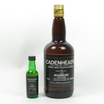 Image for Bowmore 1979 Cadenheads 11 Year Old (Including Miniature)