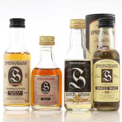 Springbank Miniature Selection 4 x 5cl / includes 30 Year Old