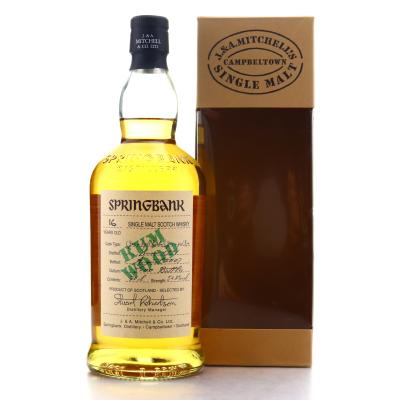 Springbank 1991 Rum Wood 16 Year Old Springbank 1991 Rum Wood 16 Year Old