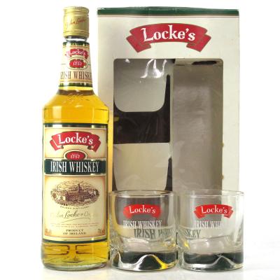 Locke's Pure Pot Still Gift Pack / Includes 2 Glasses