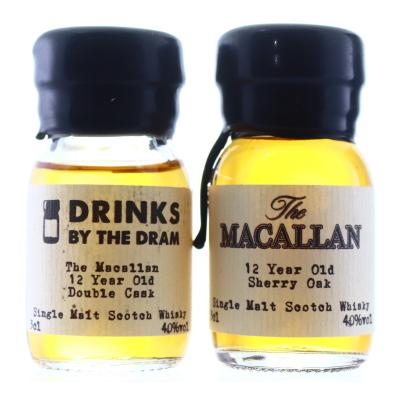 Macallan 12 Year Old Miniatures 2 x 3cl