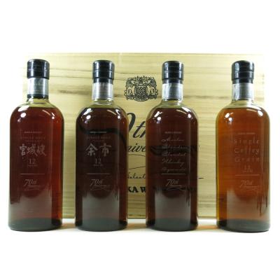 Nikka 70th Anniversary Pack 4 x 70cl Nikka 70th Anniversary Pack 4 x 70cl