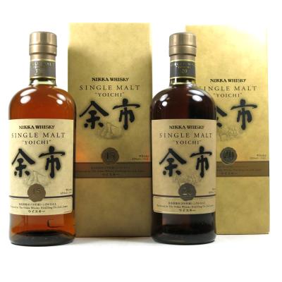 Yoichi 15 and 20 Year Old 2 x 70cl Yoichi 15 and 20 Year Old 2 x 70cl