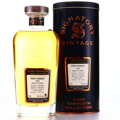 Port Dundas 1991 Signatory Vintage 25 Year Old Cask Strength