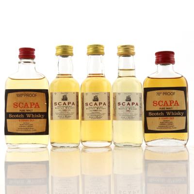 Scapa Gordon and MacPhail Miniatures x 5