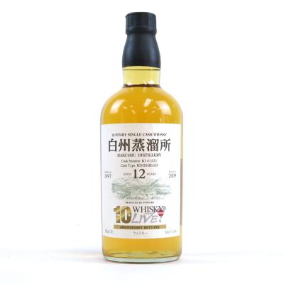 Image for Hakushu 1997 Single Cask #BJ41521 - 10th Anniversary Whisky Live