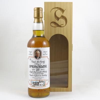 Springbank 25 Year Old Frank McHardy Springbank 25 Year Old Frank McHardy