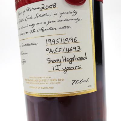Image for Macallan 1995/1996 Easter Elchies 2008
