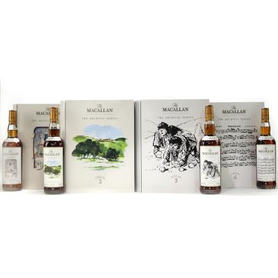 Macallan Archival Series Folio 1-4 / 4 x 70cl