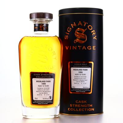 Highland Park 1999 Signatory Vintage 16 Year Old Cask Strength