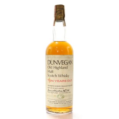 Dunvegan 10 Year Old Malt Scotch Whisky 1960s