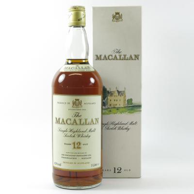 Macallan 12 Year Old 1980s 1 Litre