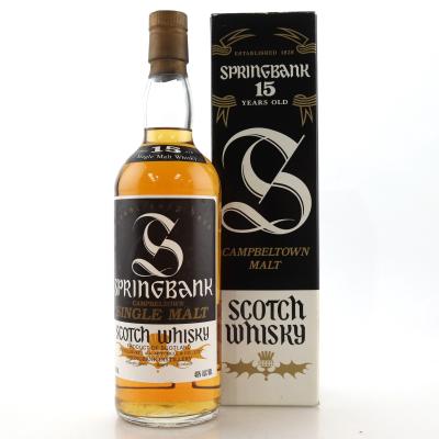 Springbank 15 Year Old circa 1980s