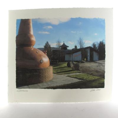 Glenfarclas Visitor Center Print - Hand Signed by Artist Ian Gray 300g Watercolour Paper