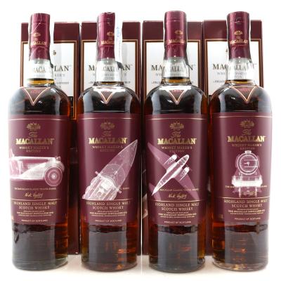 Macallan Whisky Maker's Edition Classic Travel Range Nick Veasey 4 x 70cl