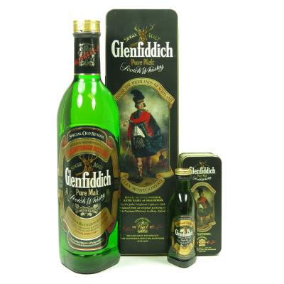 Glenfiddich Clans of the Highlands / Clan Montgomerie and Miniature Glenfiddich Clans of the Highlands / Clan Montgomerie and Miniature