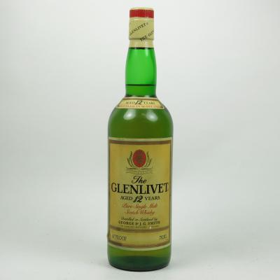 Glenlivet 12 Year Old Circa 1970s