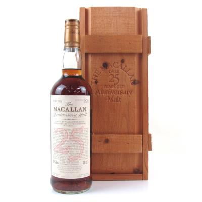 Macallan 1975 Anniversary Malt 25 Year Old 